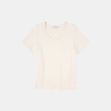 SITP5063 U-neck T-shirt_Cream