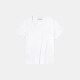 SITP5063 U-neck T-shirt_White
