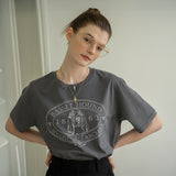 SITP5064 Basset Hound T-shirt_Charcoal