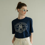 SITP5064 Basset Hound T-shirt_Navy