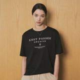 SITP5133 Archive Print Short Sleeve T-Shirt_Black
