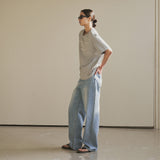 SITP5133 Archive Print Short Sleeve T-Shirt_Melange gray