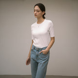 SITP5138 5-part Cotton T-shirt_Ivory