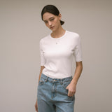 SITP5138 5-part Cotton T-shirt_Ivory