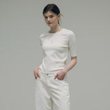 SITP5138 5-part Cotton T-shirt_Ivory