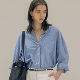 SITP5150 oversized lounge ST shirt_Light blue ST