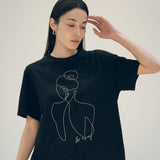 SITP5157 Womens Archive Short Sleeve T-Shirt_Black