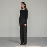 SITP5164 Round Neck Long Sleeve T-Shirt_Black