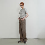 SITP5178 Regular Fit Fresh Short Sleeve T-Shirt_Melange gray