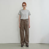 SITP5178 Regular Fit Fresh Short Sleeve T-Shirt_Melange gray