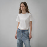 SITP5178 Regular Fit Fresh Short Sleeve T-Shirt_Ivory