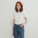 SITP5178 Regular Fit Fresh Short Sleeve T-Shirt_Ivory