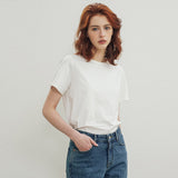SITP5178 Regular Fit Fresh Short Sleeve T-Shirt_Ivory