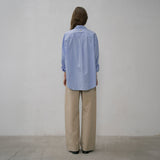 SITP5187 oversized multi ST shirt_Light blue