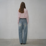 SITP5187 oversized multi ST shirt_Light pink