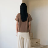 SITP5191 Archive Hound Print T-Shirt_Brown