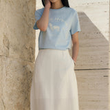 SITP5191 Archive Hound Print T-Shirt_Sky Blue