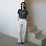 SITP5191 Archive Hound Print T-Shirt_Charcoal