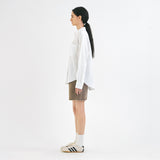 SITP5198 Linen Blend Pure Shirt_White