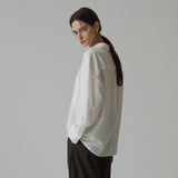 SITP5222 V-neck Tie Blouse_Ivory