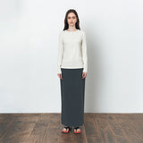 SITP5241 Slub Henley Neck T-Shirt_Cream