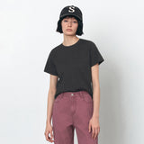 SITP5242 Slim Regular Short Sleeve T-Shirt_Charcoal