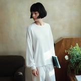 SITP5243 Batwing Slub T-Shirt_Ivory