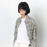 SITP5246 Soft Multi Check Shirt_Blue Gray