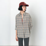 SITP5246 Soft Multi Check Shirt_Blue Gray