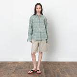 SITP5246 Soft Multi Check Shirt_Pale Mint