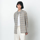 SITP5246 Soft Multi Check Shirt_Blue Gray