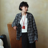 SITP5246 Soft Multi Check Shirt_Black