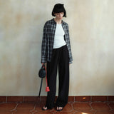 SITP5246 Soft Multi Check Shirt_Black