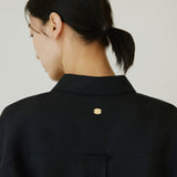 SITP5258 Loose Fit Lier Shirt_Black