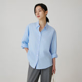 SITP5258 Loose Fit Rier Shirt_Sky Blue