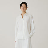 SITP5258 Loose Fit Lier Shirt_White