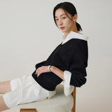 SITP5258 Loose Fit Lier Shirt_White