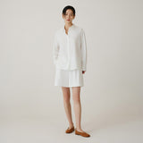 SITP5258 Loose Fit Lier Shirt_White