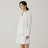 SITP5258 Loose Fit Lier Shirt_White
