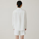 SITP5258 Loose Fit Lier Shirt_White