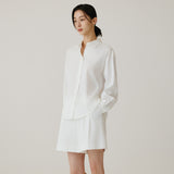 SITP5258 Loose Fit Lier Shirt_White