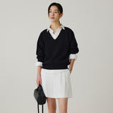 SITP5258 Loose Fit Lier Shirt_White