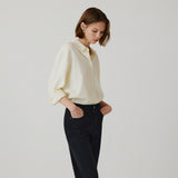 SITP5258 Loose Fit Lier Shirt_Yellow