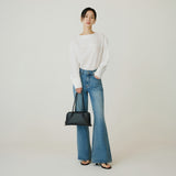 SITP5261 Boatneck Minimal Blouse_Ivory