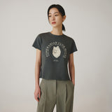 SITP5265 Pomeranian Short Sleeve T-Shirt_Charcoal