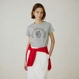 SITP5265 Pomeranian Short Sleeve T-Shirt_Melange gray