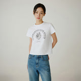 SITP5265 Pomeranian Short Sleeve T-Shirt_White