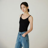 SITP5269 Comfort V-Neck Sleeveless Top_Black