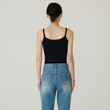SITP5269 Comfort V-Neck Sleeveless Top_Black
