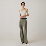 SITP5269 Comfort V-Neck Sleeveless Top_Greige
